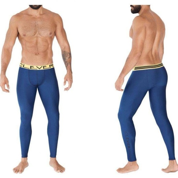 Clever Other - Clever 0372 Ideal Athletic Pants Long Johns Blue